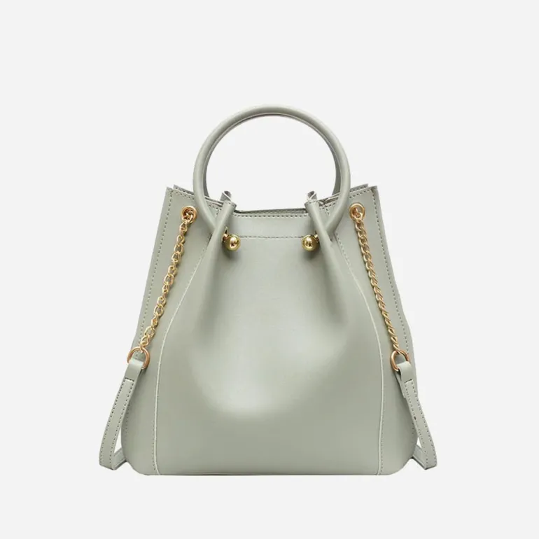 Sac à main plissé façon sac seau avec chaîne et dorure^Sac Bandoulière Store