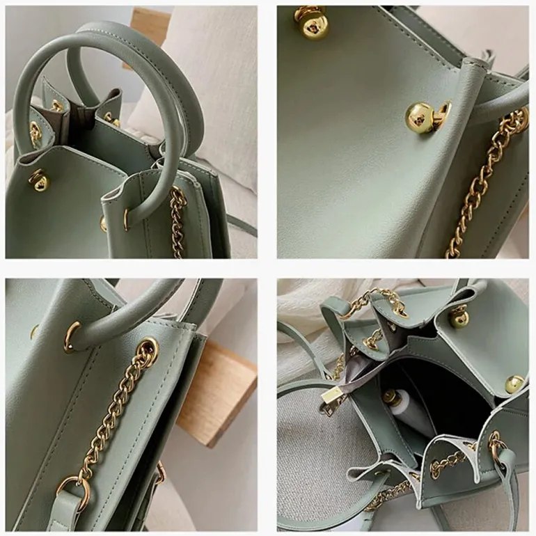Sac à main plissé façon sac seau avec chaîne et dorure^Sac Bandoulière Store