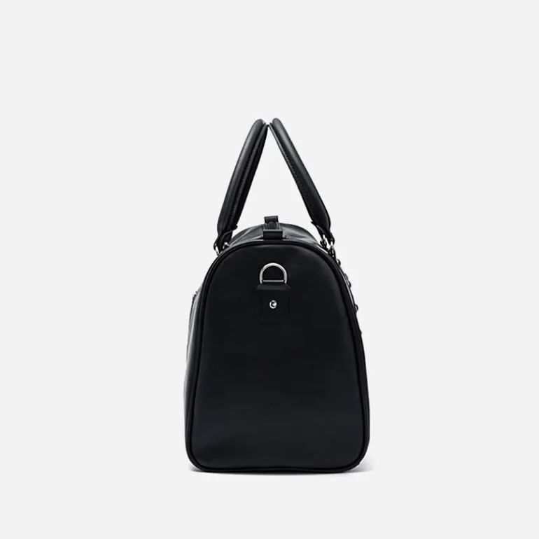 Sac voyage 48h et sac weekend en cuir noir clouté^Sac Bandoulière Shop