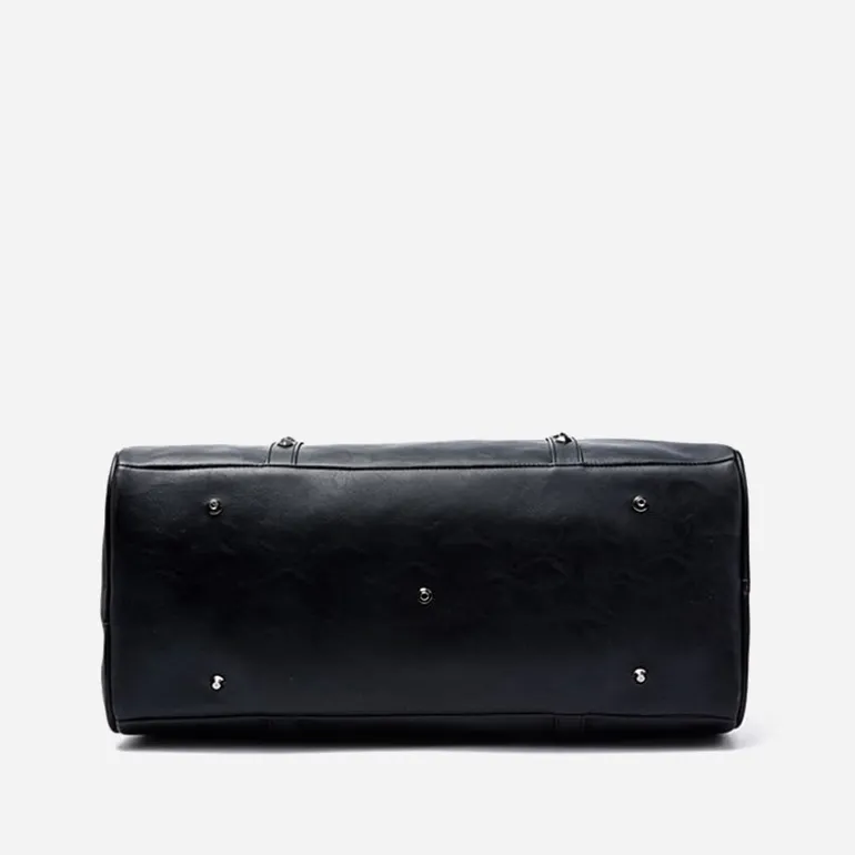 Sac voyage 48h et sac weekend en cuir noir clouté^Sac Bandoulière Shop
